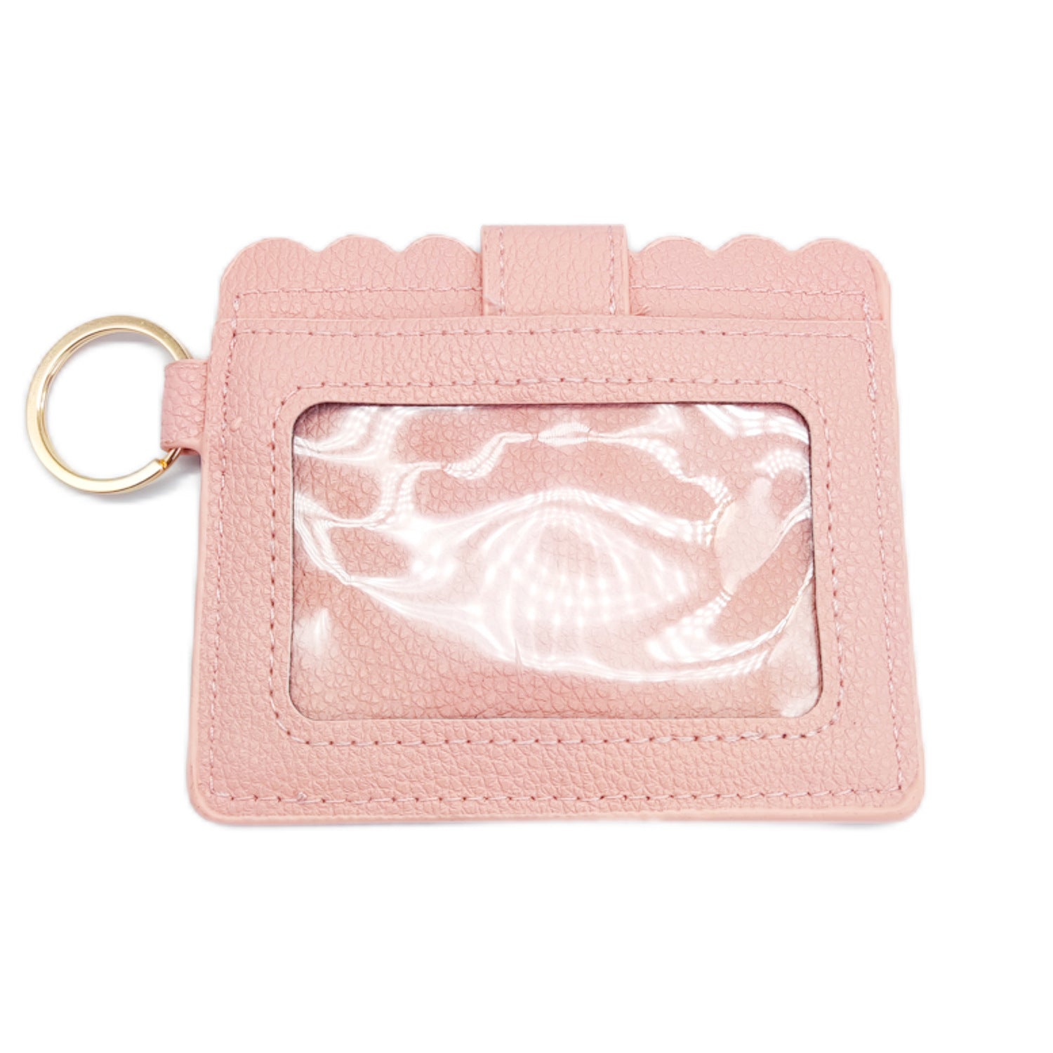 Llavero al por mayor del titular de la tarjeta del color sólido de la impresión del leopardo de la PU